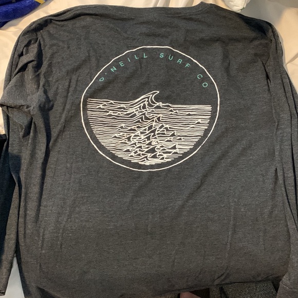 Men’s Large Gray O’Neill Surf Co. Long Sleeve Shirt - Picture 2 of 2